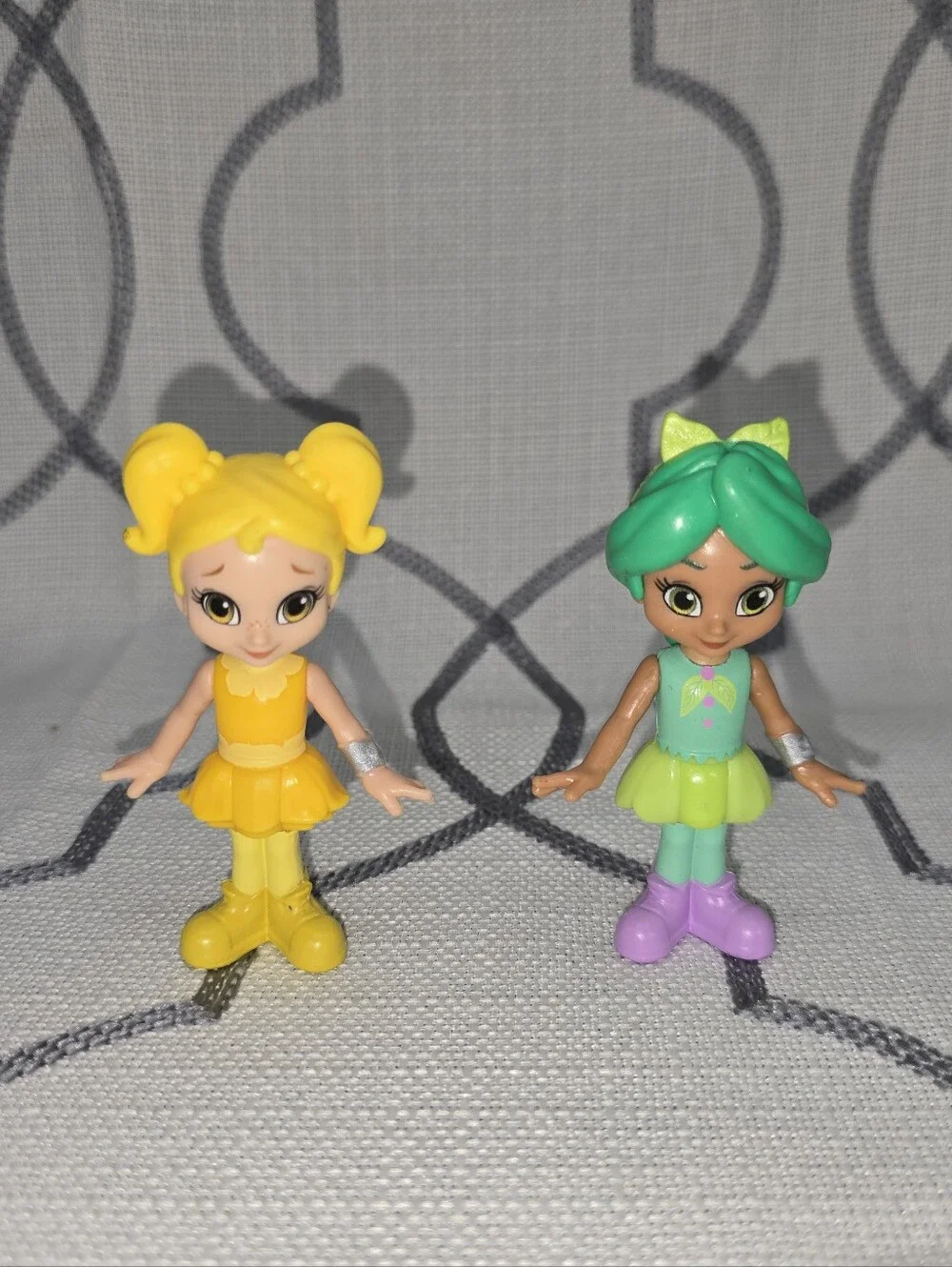 Fisher-Price Rainbow Rangers Team Rainbow Rangers Set Of 7 Mini Dolls Rare